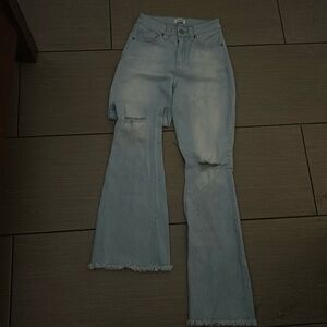 Blue light wash jeans size 0.